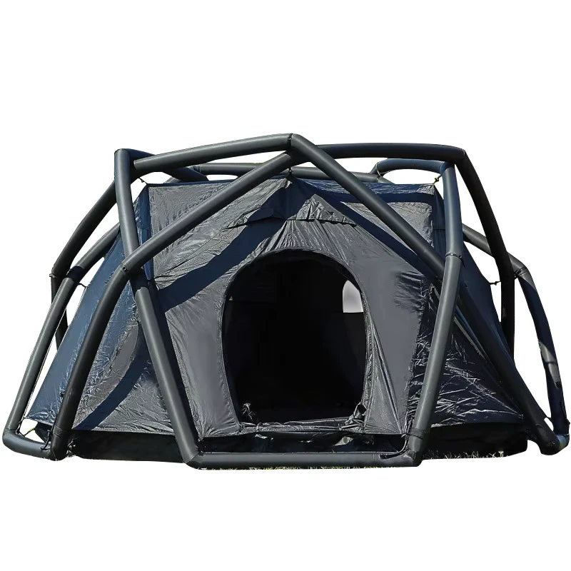 Tenda Inflável Esférica para Camping, Domos à Prova de Chuva, Tenda Automática