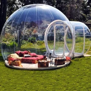 Outdoor Camping Transparent Inflatable Bubble Tent Spherical Clear House Garden Cabin Lodge Starry Dome