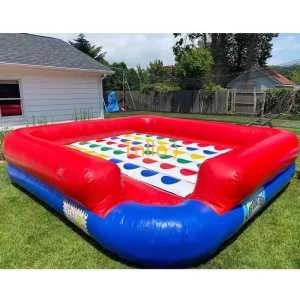 Outdoor Carnival Party Sport Games Inflatable Air Twister Mattress for Kids