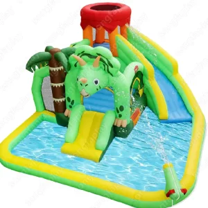 Outdoor Castle Bouncy Slip for Playground Water Features Inflatable Water Slides Bouncing Castle