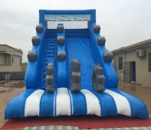Outdoor Children’s Inflatable Dry Slide Underwater World Commercial Slide
