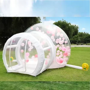 Outdoor Commercial Grade PVC Inflatable Bounce Bubble House, Dome Castle Balloon House, Transparent Tent, Event Rental