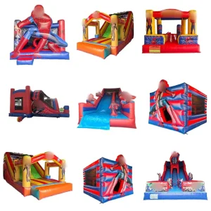 Outdoor Commercial Inflatable Bounce House Superhero Bouncy Castle Custom Jumping Castle Inflatable Combo