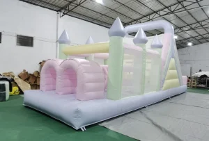 Outdoor Commercial Inflatable Obstacle Course Bounce House Bouncy Castle for Kids Adults Large Giant Inflatable Dry Slide