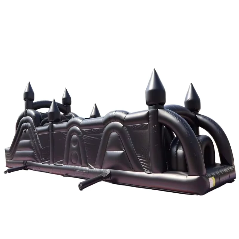 Khóa Học Vượt Chướng Ngại Vật Inflatable Thương Mại Ngoài Trời PVC Lớn, Combo Bật Nhảy Inflatable Cho Thuê