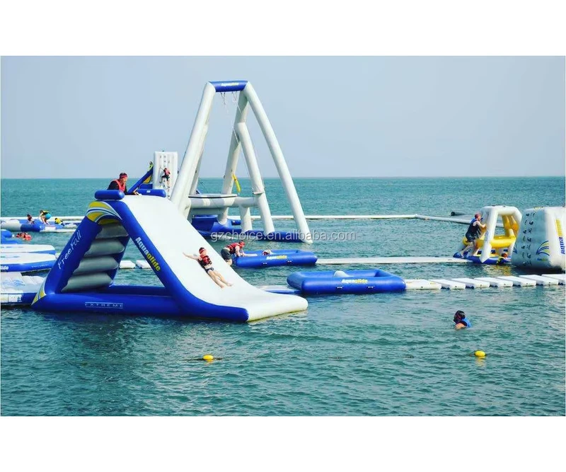 Outdoor-Kommerzielle Aufblasbare Wasserpark Zubehör Aqua Wasser Spiele