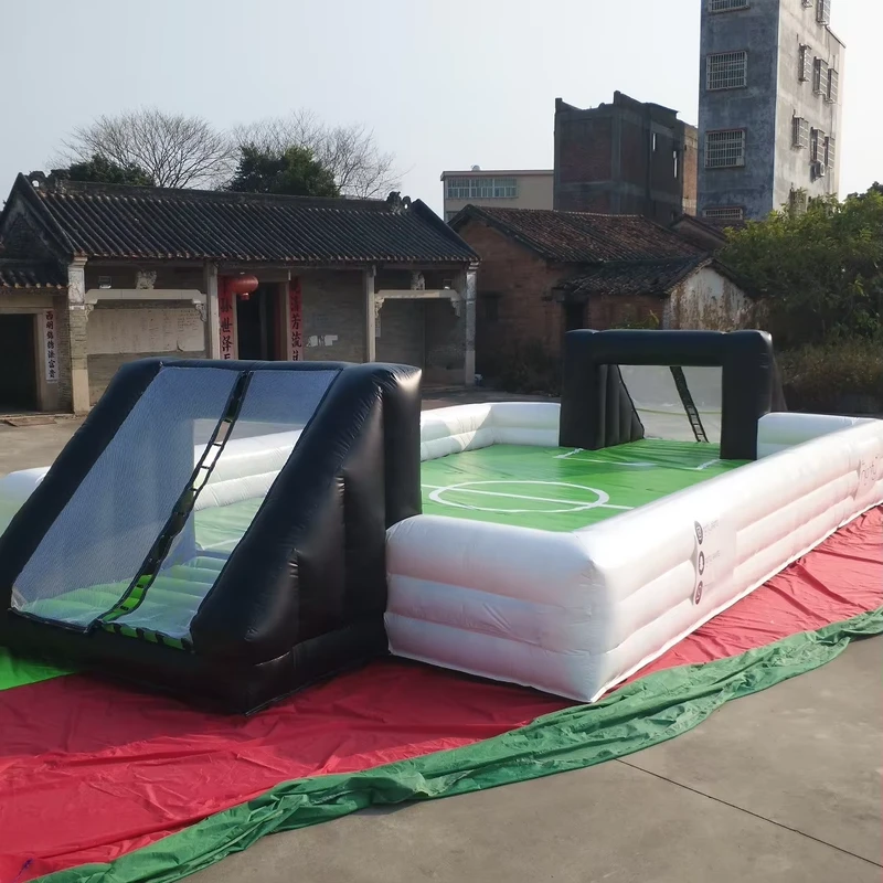 Outdoor Commercial Used Inflatable Water Soccer Field Inflatable Soccer Arena for Sale Inflatable Football Court