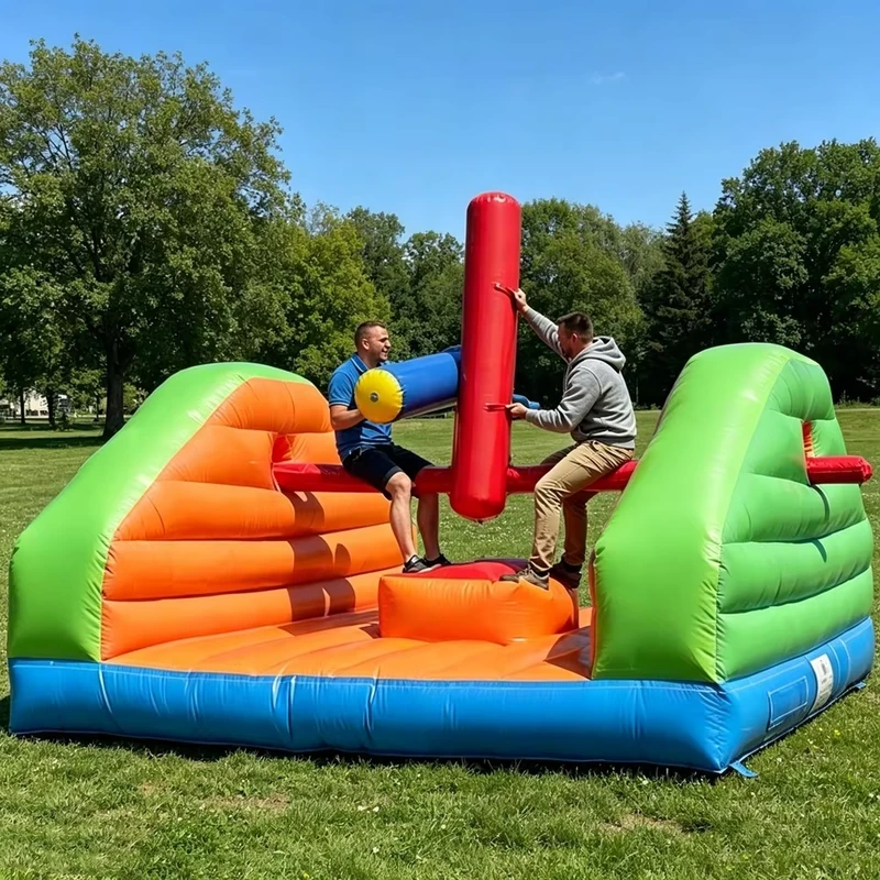 Outdoor Competition Game Inflatable Pillow Fight Inflatable Gladiator Joust Game Kids Adult Blow up Pillow Bash