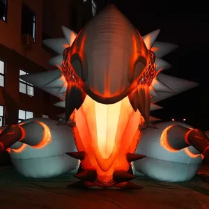 Outdoor Custom Design Advertising Inflatable Giant Dragon Cartoon Model with Blower Waterproof Oxford Cloth for Decoration