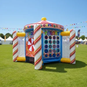Outdoor Custom Interactive Inflatable Carnival Fun Games for Kids and Adults Vinyl