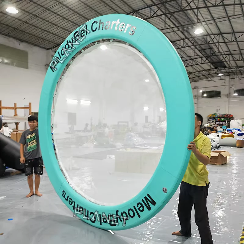 Outdoor Customized DWF Swimming Ocean Sea Pool Float with Net