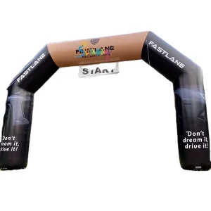 Arco de Entrada Inflável Personalizado para Corrida - Arco de Início e Fim para Publicidade em Eventos
