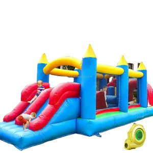 Outdoor Dual Use Inflatable Bounce House & Slide Combo with Blower Suitable for Adults & Kids Ideal for Party Rental Business