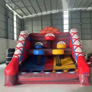 Outdoor Durable Inflatable Basketball Game Bouncer House for Children Business