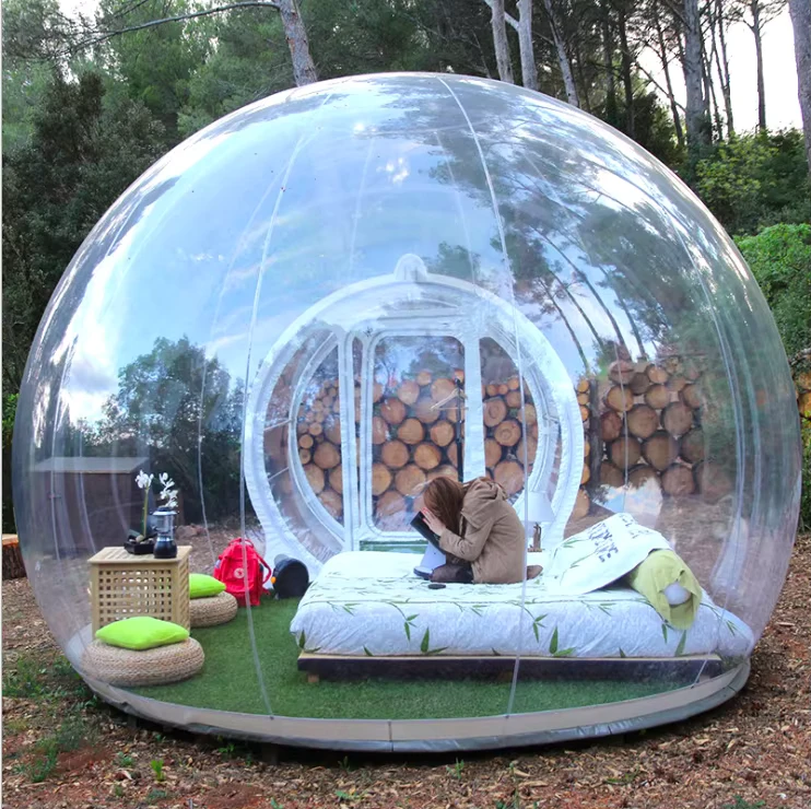 Tenda Dome Transparan Inflatable untuk Acara Outdoor Camping Dijual