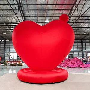 Outdoor Event Giant Heart Inflatable Balloon Valentine’s Day Party Advertising Decoration Oxford PVC Custom Inflatable Heart