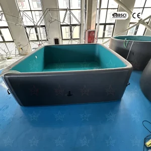 Outdoor Family Backyard Pool Large Rectangular Inflatable Swimming Pool Drop Stitch Material