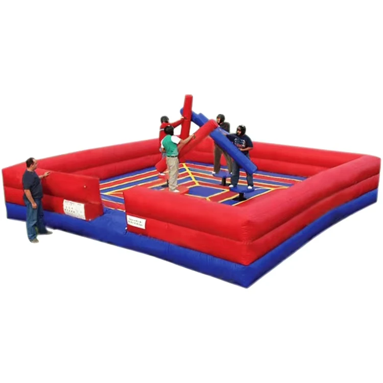 Arena gonfiabile per combattimenti, giochi di giostre gladiatori gonfiabili in vendita