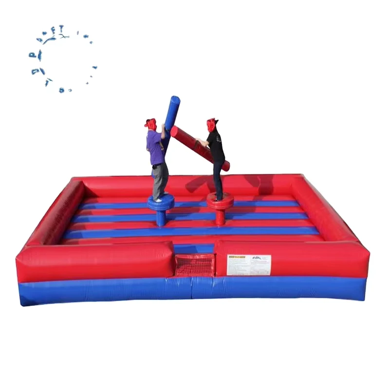 Outdoor Fighting Inflatable Jousting Arena Inflatable Gladiator Jousting Games