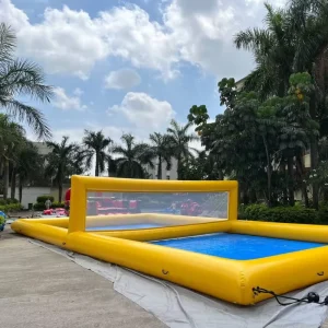 Outdoor Floating Inflatable Volleyball Court 16X8m for Water for Splashy Fun at the Park or Beach