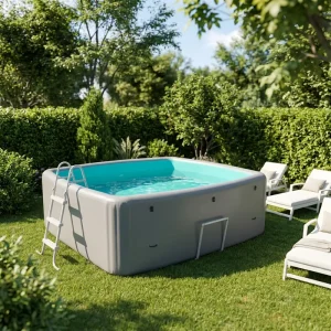 Piscine gonflable extérieure pliable, matériau PVC DWF de qualité supérieure, taille et couleur personnalisées pour fête familiale dans le jardin