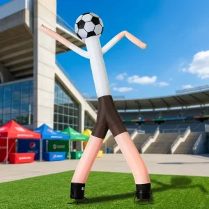 आउटडोर फुटबॉल स्पोर्ट्स एयर डांसर डबल लेग्स सॉकर स्काई डांसर inflatable ट्यूब वेविंग मैन इवेंट्स के लिए