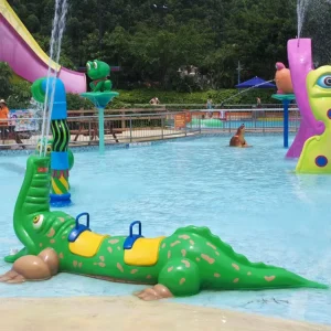 Équipement de parc aquatique d'aventure en plein air, piscines, aire de jeux aquatiques, construction en fibre de verre et acier, usage domestique GMICH
