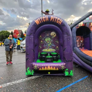 Jogo de Tiro de Bola Inflável Personalizado para Carnaval ao Ar Livre, Jogo de Tiro para Halloween
