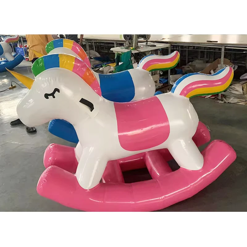 Arena Permainan Kuda Inflatable Lucu untuk Anak-anak, Permainan Melompat Kuda