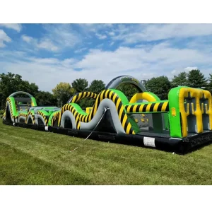 Outdoor Giant Adult Sport Games Inflatable Race Jumping Castle Obstacle Course Bouncer Slide Inflatable Obstacle Courses