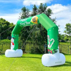 Arche gonflable personnalisée géante pour événements sportifs - Entrée de ligne de départ et d'arrivée - Affichage publicitaire