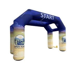 Outdoor Giant Custom Inflatable Arch Balloon Archway Race Sports Event Start Finish Line Entrance Advertising Display