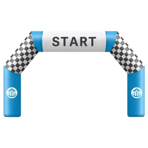Cổng vòm khởi đầu và kết thúc bơm hơi khổng lồ ngoài trời cho các sự kiện marathon, triathlon, chống nước, chống UV, kích thước tùy chỉnh 3 5 7m