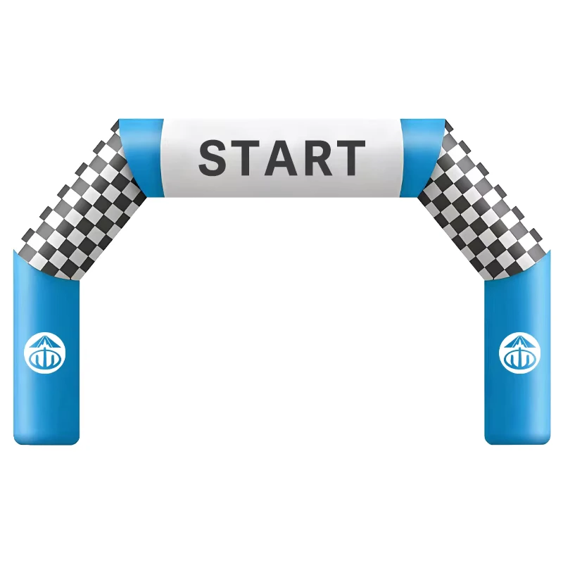 Arco Inflável Gigante para Início e Fim de Maratonas e Triatlos, Impermeável, Resistente aos UV, Personalizado, Tamanhos de 3, 5 e 7m