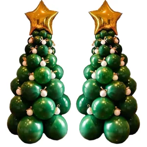 Buiten Binnen Decor Inflatable Kerstballon Boom Set Versieringen Evenement Feestbenodigdheden Vrolijk Kerstdecoratie