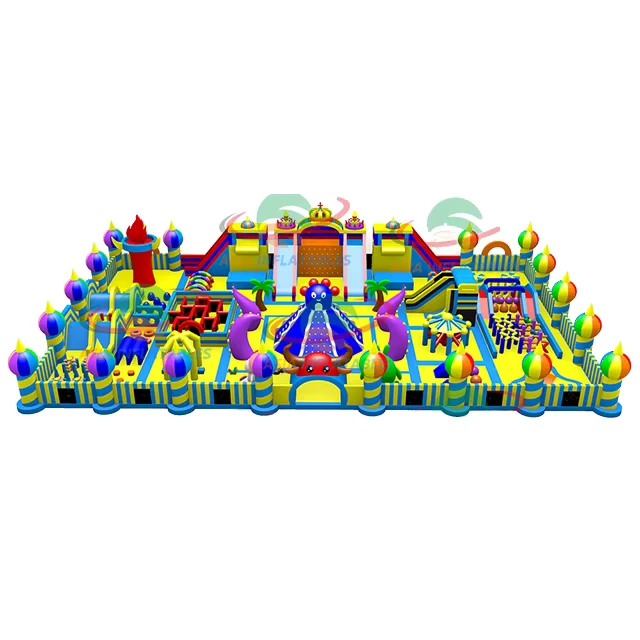 Parque Inflable Temático Interior y Exterior de 0,55 mm de PVC para Juegos Deportivos