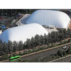 Outdoor Indoor PVDF Membrane Air Supported Structure Large Inflatable Sports Dome Tent for Sports Football Field