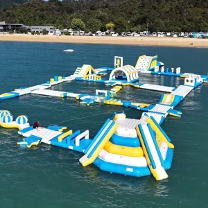 Thiết Bị Công Viên Nước Inflatable Ngoài Trời Trong Nhà, Khóa Học Chướng Ngại Vật Với Quầy Bar Cho Thuê Dịp Biển