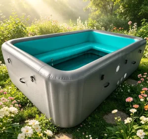Outdoor Inflatable 3m Drop Stitch Swimming Pool with Seats for Backyard