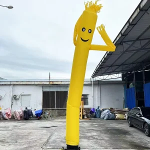 Boneco Inflável de Dançarino de Ar com Tubo de Ar Publicitário Inflável para Eventos ao Ar Livre, com Estacas, Cordas e Ventilador, Oxford