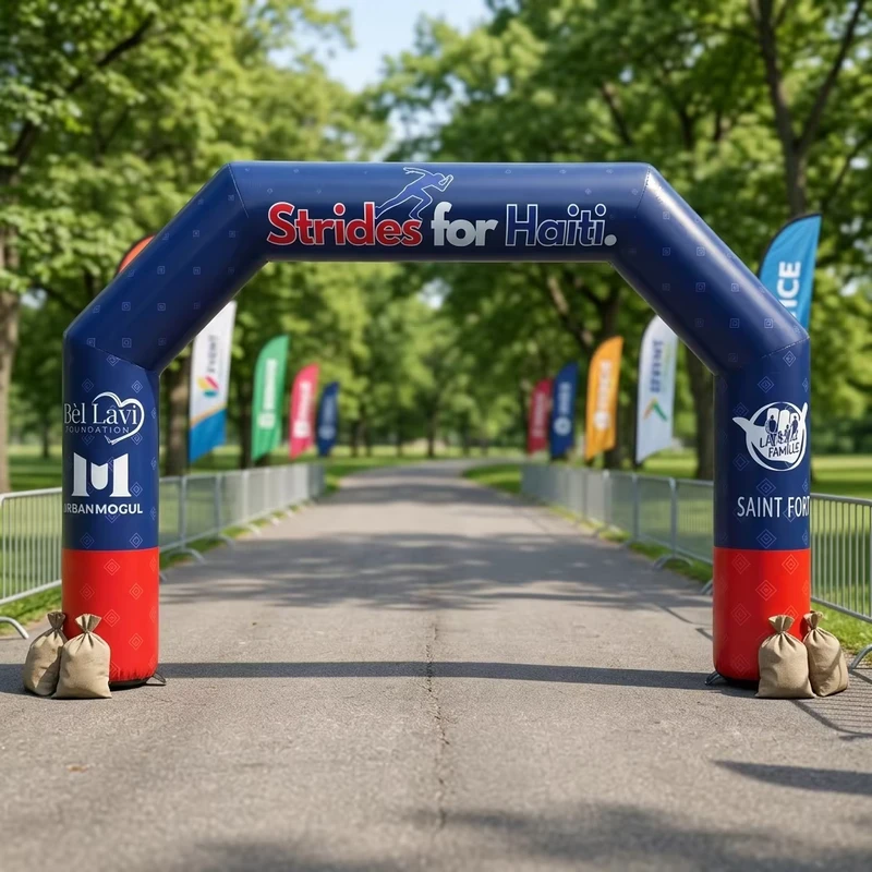 Outdoor Inflatable Arch PVC Inflatable Entrances High Quality Inflatable Advertising Custom Logo Inflatable Arch for Events