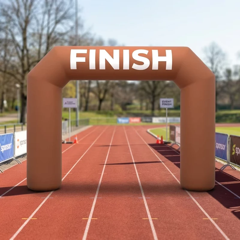 Arco Inflável para Eventos Desportivos - Linha de Partida e Chegada - Publicidade - Tecido Oxford Durável - Material PVC - Personalizável