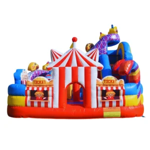 Outdoor Inflatable Bouncer Combo Commercial Inflatable Candy Slide Funny Bouncy Dry Slide for Kids