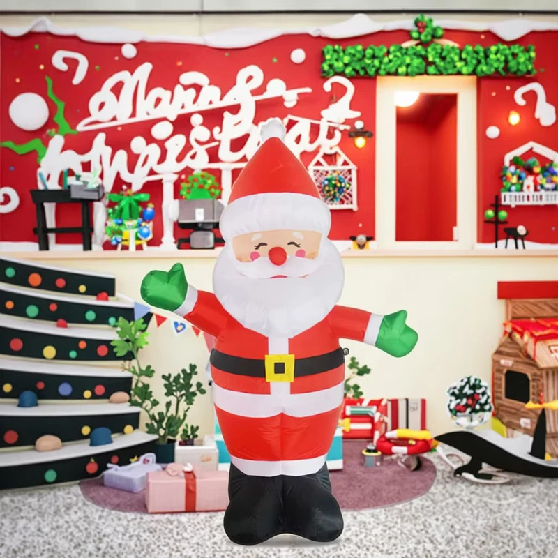 Luci LED gonfiabili di Natale riutilizzabili da 5 piedi per decorazioni e accessori per feste