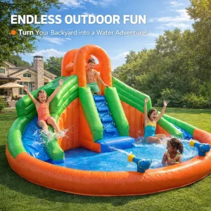 Outdoor Inflatable Dry Slide Commercial Giant PVC Custom For Kids Adults
