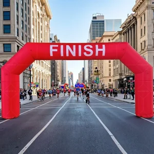 Outdoor Inflatable Entrance Arch for Advertising Events Race Start & Finish Line for Sporting & Marketing Campaigns