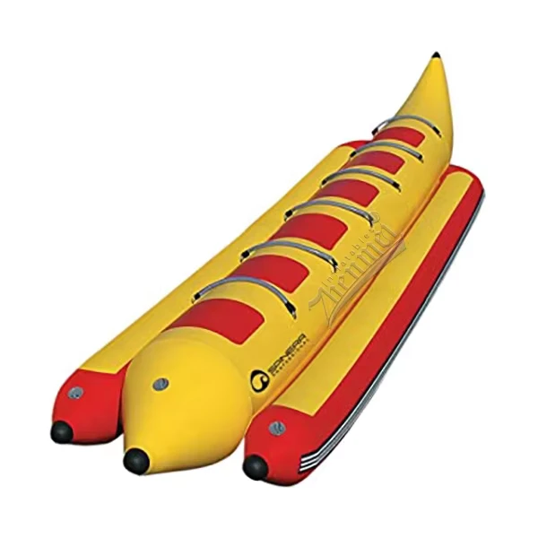 Aufblasbares Wasser-Bananenboot für den Außenbereich, aufblasbarer Wasserfliegender Bananenschlitten