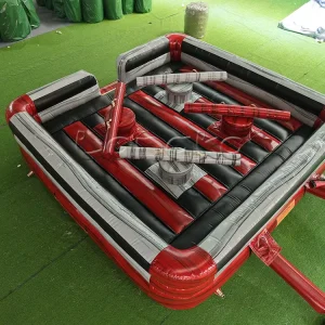 Gioco di combattimento gonfiabile all'aperto, arena gonfiabile per gladiatori in PVC Marble