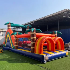Outdoor Inflatable Obstacle Course Castle Outdoors Sports Challenge Game Obstacle Course Inflatable