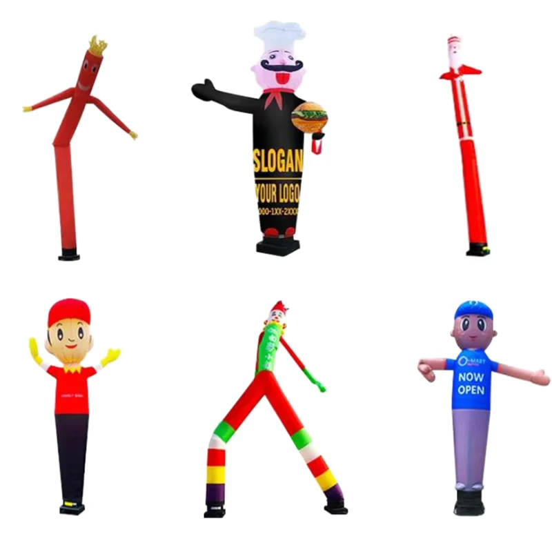เชฟมือพองลมแบบ PVC สำหรับโฆษณาร้านเบอร์เกอร์และพิซซ่า ดีไซน์คลื่นเคลื่อนที่
